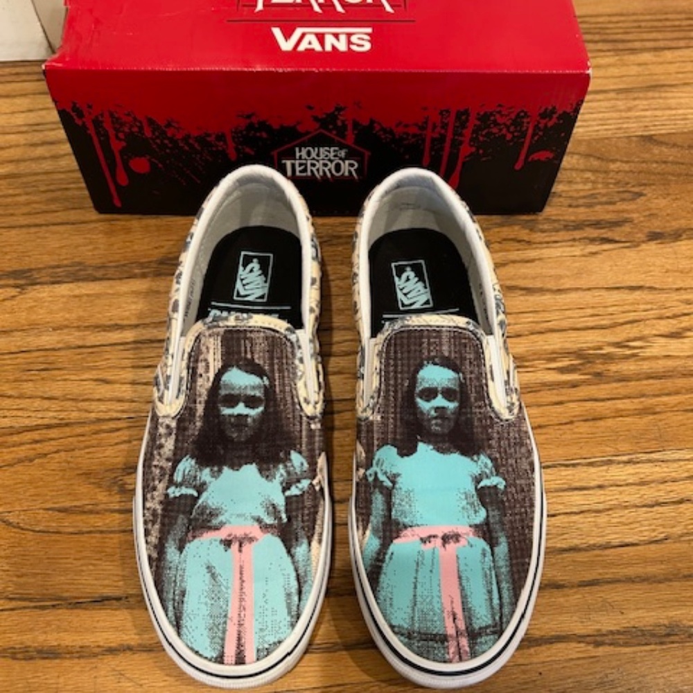 VANS - The Shining Classic Slip On Size 8.5 M or 10W